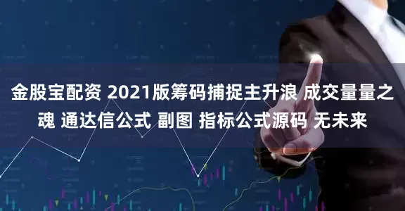 金股宝配资 2021版筹码捕捉主升浪 成交量量之魂 通达信公式 副图 指标公式源码 无未来
