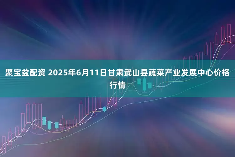 聚宝盆配资 2025年6月11日甘肃武山县蔬菜产业发展中心价格行情